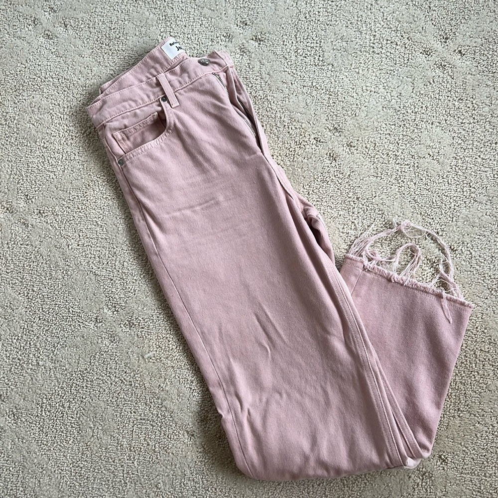 Pink Reformation Jeans